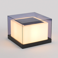 Imperméable à l'eau de haute qualité Alluminim lampe cour Villa jardin bois pilier lampe extérieure moderne E27 paysage lampadaire lumière