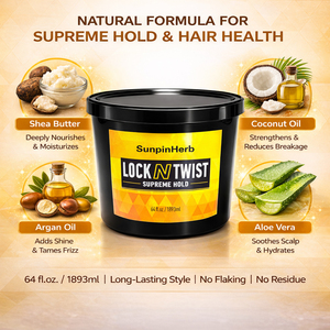 Gel capillaire biologique à base de plantes pour tresses, locks et twists, fixation forte, sans accumulation, marque privée, fabricant OEM, vente en gros en usine - Product Image 3