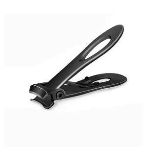 New Portable <b>Black</b> Customized Label Nail Cutters Stainless Steel Nail <b>Trimmer</b> Manicure and Pedicure Nail Cutter - Product Image 3