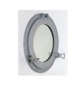 Espejo moderno de ojo de buey en acabado plateado Nueva decoración del hogar Espejo de pared Precio al por mayor - Product Image 2