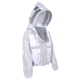 Venta al por mayor de suministros de fábrica, chaqueta de apicultura, ropa de apicultor de algodón transpirable, traje protector de abeja, ropa de seguridad - Product Image 6