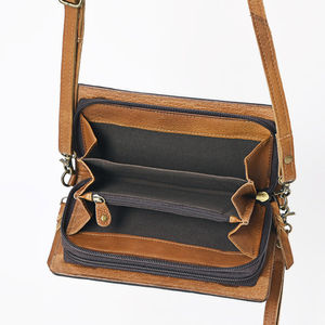 Boutique Western Cowhide Ranch Sac à main en cuir usiné Sculpture florale Mini sac fourre-tout de luxe pour femmes - Product Image 5