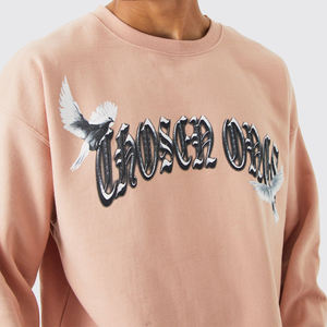 Ventas calientes Sudaderas de hombre de alta calidad Diseñe sus propias sudaderas de hombre Jersey de cuello redondo Sudaderas de hombre con logotipo personalizado - Product Image 3