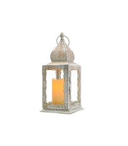 Lanterne de bougeoir gravée en métal de haute qualité pour mariage et décoration de la maison à un prix attractif - Product Image 1