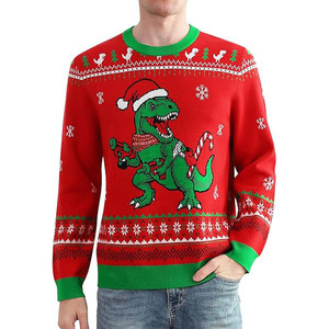 Suéter de Punto de Manga Larga para Niños, Nuevo Suéter Navideño Multicolor de Lana y Algodón para Niños - Product Image 6