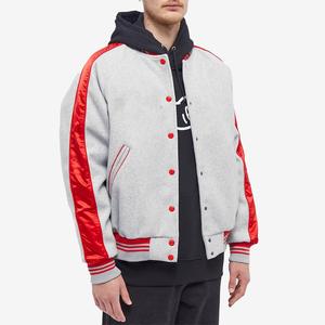 Custom Chain Stitch Logo Thick Blue Oem Varsity <b>Jacket</b> Streetwear Stylish Collar Zip up <b>Corduroy</b> <b>Jacket</b> <b>Men</b> - Product Image 3