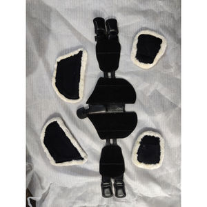 Circunferencia de protección de perno de salto de caballo Equipo de equitación Colorido Fuerte Cuero duradero Circunferencia acolchada suave - Product Image 6