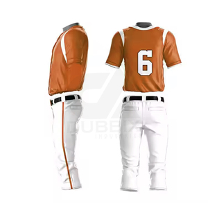 Uniforme de Béisbol Personalizado para Hombre, 100% Poliéster Antibacterial, de Alta Calidad y Bajo MOQ, con Logotipo Personalizado y Talla Personalizada - Product Image 2