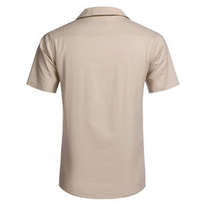 T-shirts ajustés pour hommes T-shirts en tricot pour hommes Chemises décontractées et légères T-shirt pour hommes Imprimé 100% polyester - Product Image 4