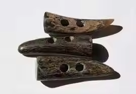 Natural Buffalo Horn <b>Toggles</b> Skin and Black Buffalo Horn <b>Toggle</b> by crescent crafts - Product Image 2