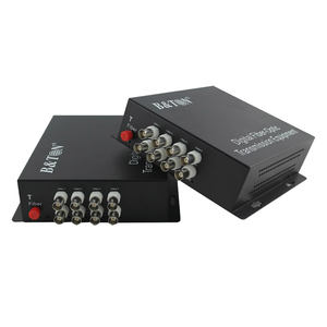 Balun de vídeo HD analógico de 8 canales, transmisión de fibra única de 20KM, compatible con CVI/TVI/AHD 1080P para grandes sistemas de CCTV - Product Image 1