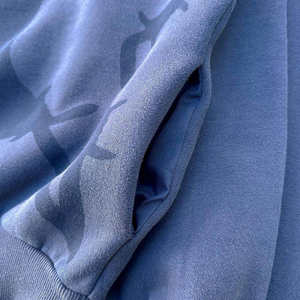 Custom 380 500-GSM de gran tamaño ligero de lana de secado rápido chándal de transferencia de calor de impresión con capucha de pierna ancha chándales holgados - Product Image 5