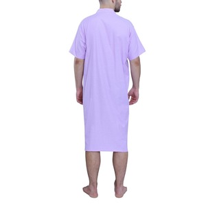 Bata de hospital cómoda de algodón personalizada para hombres y mujeres/calidad superior de manga corta para Pacientes médicos de hospital - Product Image 2