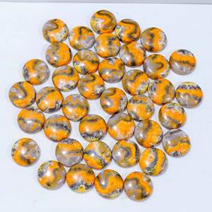 Alta calidad Natural Bumble Bee Jasper piedra preciosa suelta cabujón piedra preciosa suelta mezcla forma tamaño jaspe piedra preciosa para la fabricación de joyas - Product Image 4