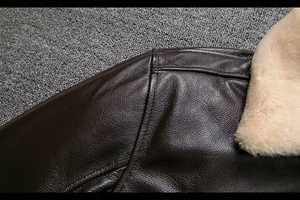 Chaqueta de motorista clásica para hombre, diseños de moda, estilo callejero, abrigo de cuero para motocicleta, chaqueta Bomber OEM de invierno, chaqueta de Aviador A2 - Product Image 6