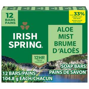 Savon en barre Irish Spring Icy Blast pour homme, éclaircissant et hydratant, parfum frais et propre, 12 heures, doux pour tous types de peau - Product Image 4