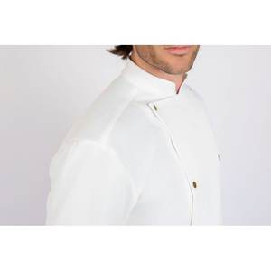 Chaqueta de Chef Estilo Brooklyn con Cuello Mao para Primavera, Estilo Workwear, Procesamiento Finalizado - Product Image 2