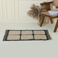 Tapis tressé en jute et laine 100% naturelle, style bohème fait main, pour la décoration de la maison, bureaux, chambre d'enfant, salon - Vente en gros