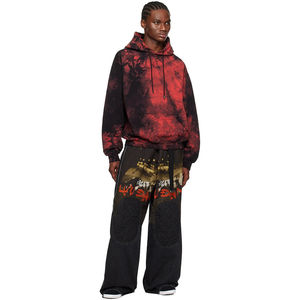 2025 nuevo diseño personalizado Tie-dye calidad superior logotipo personalizado Tie Dye sudaderas con capucha de lujo Essentials Heavyweight 500 GSM Sudadera con capucha - Product Image 2