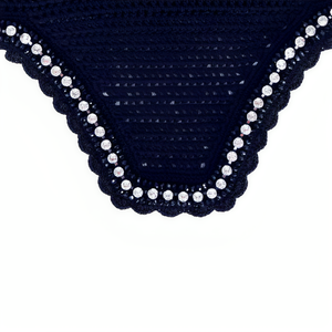 ผ้าคลุมหน้าแมลงวันประดับมุกหมวกมีหูสะดุดตา2024หมวกสำหรับขี่ม้าอุปกรณ์เสริมที่จำเป็น - Product Image 2