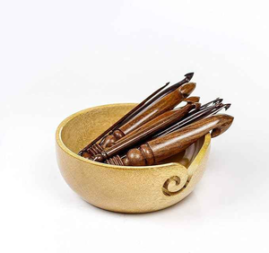 Ganchos de Crochet de Madera Natural, Ecológicos, Duraderos, Modernos, Portátiles, Ergonómicos, con Mango Suave, Agujas para Tejer, Hilado para Manualidades - Product Image 2