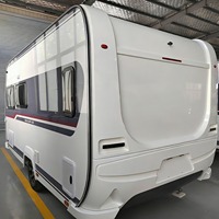 Caravane hybride de luxe pour camping, mini-camping-car 4x4, remorque tout-terrain pour voyages en plein air en Australie
