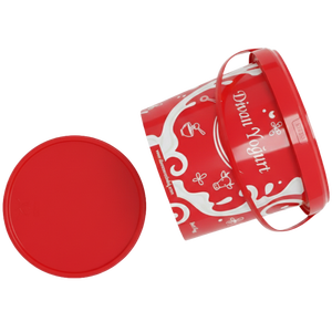 DYK4377 4.3L Disposable Luxury Yogurt <b>Tub</b> Tough Plastic Packaging - Product Image 4