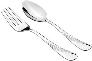 Juego de cubiertos Asas de metal Juego de cubiertos Cubiertos de acero inoxidable comercial con espejo Cubiertos portugueses en caja de regalo - Product Image 2