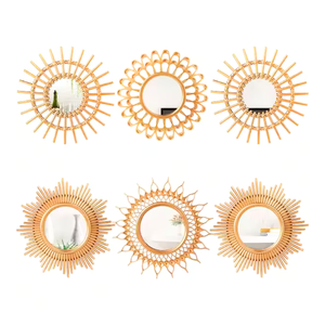 Precio más competitivo: Espejos decorativos de belleza Premium para colgar en la pared con 100% natural en Vietnam, variedad de diseños modernos - Product Image 6