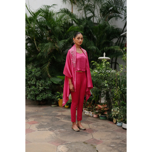 ชุดเสื้อโค้ทผ้าโมดอลแบบดั้งเดิมสำหรับผู้หญิง พร้อมกระโปรงเข้าชุด สำหรับฤดูหนาว ฤดูใบไม้ร่วง ฤดูร้อน เหมาะสำหรับงานปาร์ตี้ - Product Image 5