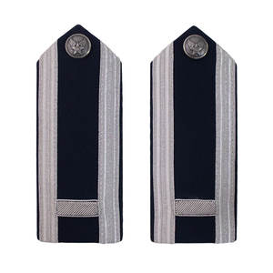 QUICK WAY INDUSTRIES USAF - Placa de Hombro de General de Brigada para Uniforme de Gala, Diseño Personalizado en Negro y Plata, Venta al por Mayor - Product Image 2