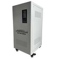 Régulateur de tension automatique 30KVA monophasé 220V à servomoteur, AVR entièrement en cuivre pour machines de moulage par injection
