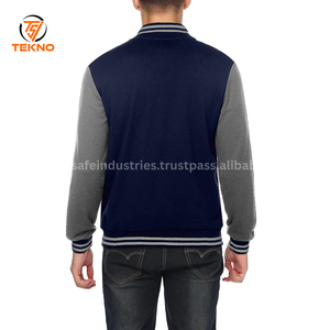 แจ็กเก็ตเบสบอลขนสัตว์สไตล์เท่ๆสำหรับผู้ชายแจ็กเก็ตทีมตัวแทนทีมเบสบอลหนังสำหรับฤดูหนาว - Product Image 3