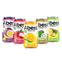 Abest Vietnam Exporteur Van Geconcentreerde Conserven Mango Kokos Gearomatiseerde Frisdranken Fles Doos Verpakking Oem Odm Provider