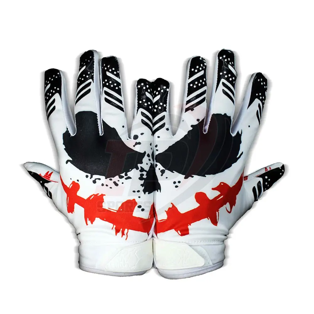 Wholesale Custom Design American Football Gloves Comfortable Palm American Football Gloves