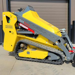 Meilleure qualité Wacker Neuson SM100 Mini chargeuse compacte en gros prix d'usine Skidsteer compact pour l'aménagement paysager et la construction - Product Image 1