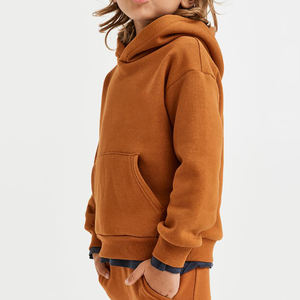 Última moda Popular diseño señora Casual ropa de invierno pulóver sudaderas con capucha bebé niña manga larga Crop Top Sudadera con capucha - Product Image 5
