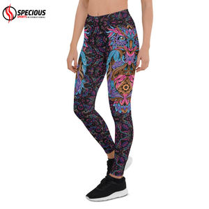 Leggings Deportivos de Cintura Alta para Mujer, de la Mejor Calidad, Sublimados, Transpirables, de Punto, para Entrenamiento, Gimnasio, Yoga - Product Image 3