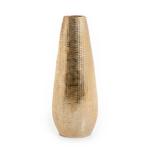 Jarrones de metal con acabado dorado a precio asequible, gran oferta, florero elegante hecho a mano, decoración de suelo, decoración del hogar - Product Image 6