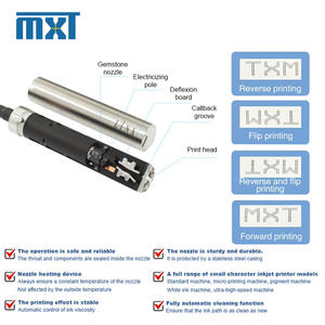 Nova Impressora Jato de Tinta Automática Profissional para Pequenos Caracteres com Conectividade USB, Tinta Solvente Branca para Codificação Permanente em Cosméticos - Product Image 5