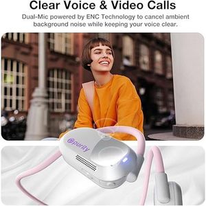 UU000139 Auricolari Bluetooth a Conduzione Aerea Reale, Cuffie Open-Ear con Doppio Microfono per Sport - Product Image 4