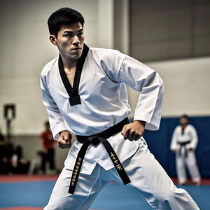 ชุดยูนิฟอร์มเทควันโด OEM ผ้าฝ้าย 100% คุณภาพสูง ระบายอากาศได้ดี น้ำหนักเบา 280 กรัม สำหรับทั้งชายและหญิง - Product Image 2