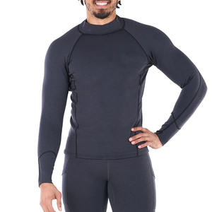 Venta al por mayor de secado rápido Rashguards Premium transpirable Rash Guards Servicio OEM Plain Camisas de compresión para hombres - Product Image 4