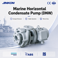 Pompe horizontale marine DNW pour dessalement de navires, transfert d'eau à haut vide, conception anti-cavitation, pompe à condensats marine