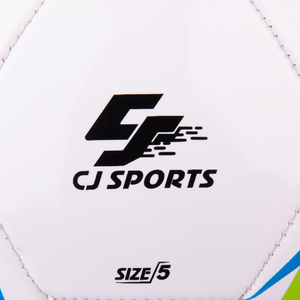 Balón de fútbol CJ Sports PVC duradero con diseño azul amarillo 350-370g para todas las edades-Entrenamiento de recreación o partidos en Vietnam - Product Image 2