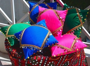 Silk Decorative Cushion <b>Cover</b> Colorful Backdrop Pillow for <b>Sofa</b> Festival Party <b>Throw</b> Pillow Home Use Favor - Product Image 2