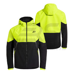 Venta al por mayor personalizado para hombre Softshell logotipo personalizado Chaquetas deportivas a prueba de viento impermeable al aire libre chaqueta Softshell - Product Image 1