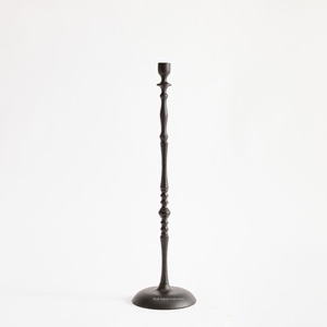 Bougeoir conique en métal le plus vendu couleur noire 22 mm de haut bougeoir pour la décoration de table à la maison et de mariage - Product Image 3