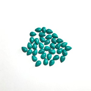 Wholesale AAA Quality 6x9mm Synthetic <b>Turquoise</b> Loose Pear Cabochon IGI Certified Calibrated Heat Treatment Low Price Gemstone - Product Image 4