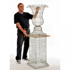 Juego de 2 centros de mesa de decoración de bodas y eventos de Metal pulido dorado, centro de mesa de iluminación interior de diseñador estándar - Product Image 5